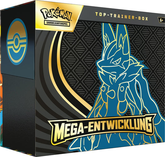 Pokemon Mega Entwicklung Lucario Top Trainer Box 26.09.2025 Deutsch